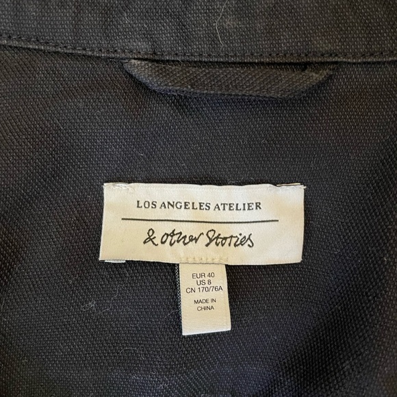 & Other Stories Belted Lycocell Jumpsuit - Picture 6 of 7